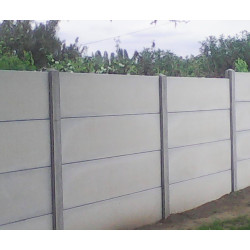 plaques béton pour mur de clôture