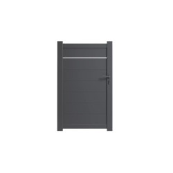 Portillon alu plein gamme Erable