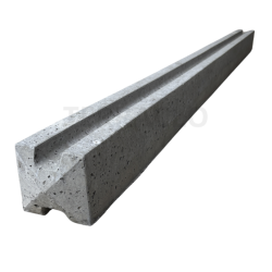 poteau béton rainuré 12x12 cm