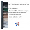 kit d'occultation lames PVC 48 mm kit d'occultation lames PVC 48 mm