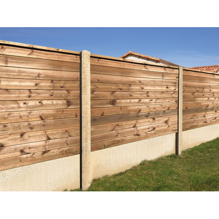 Lame clôture bois Mios 36 mm