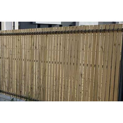 Kit lames bois d'occultation en pin H 1,53 m