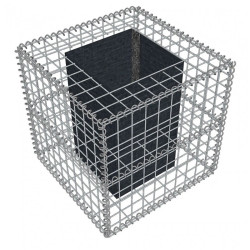 Gabion jardinière 50x50x50 cm