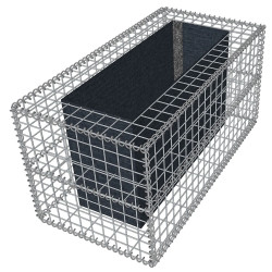 gabion jardinière 100x50x50 cm