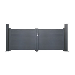 Portail alu plein gamme Acacia