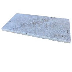 Margelle travertin beige 61x33x3 cm chant droit