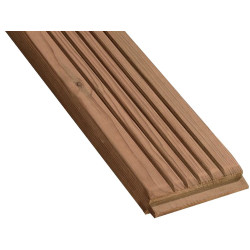 lame de terrasse bois pin Cancun 28x145 mm 3 ml traité classe IV