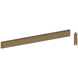 Lame clôture bois Berline 36 mm